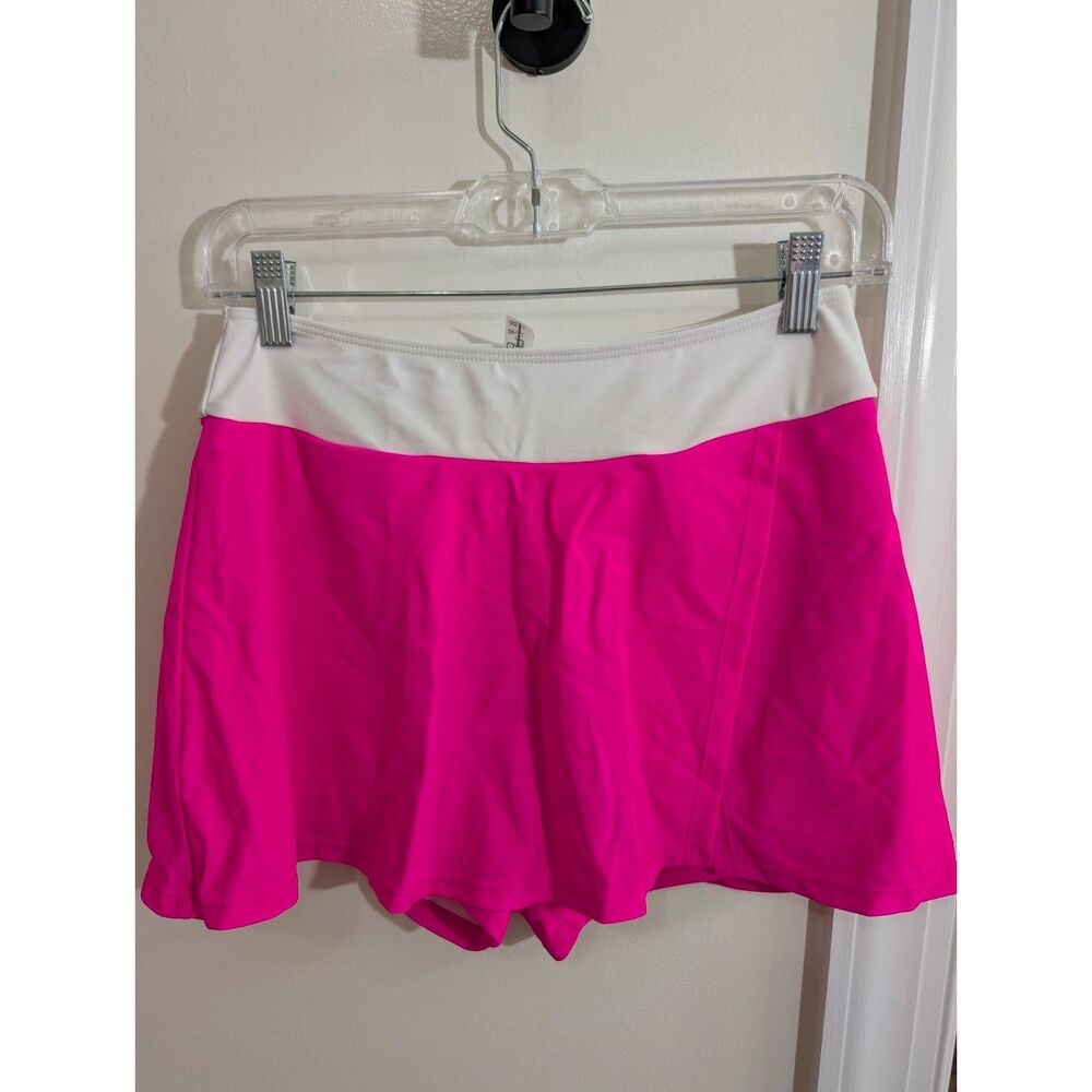 NWT Hot Pink Swim Skort Set Size 6 Sporty Two Piece Tropical Vacation Cruise - Picture 8 of 13